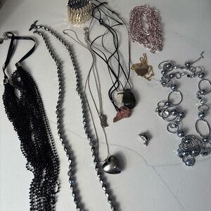 VINTAGE Y2K JUNK DRAWER JEWELRY LOT ESTATE COSTUME  ALL WEARABLE  Lia Sophia￼